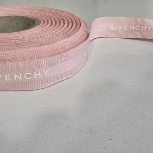 Givenchy Pale Pink Grosgrain Logo Ribbon